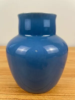 Buy Vintage Cowan Lakeware Blue Bulbous Art Pottery Vase  1940's Stamped 5.5  Tall • 93.18£