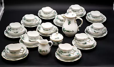 Buy Meissen Tea Service 12 Person Green Ming Dragon Porcelain White 39pcs 1 Wahl • 2,191.08£