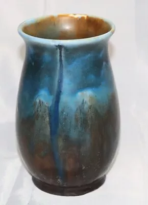 Buy Art Deco Crown Ducal 7  Vase Pattern 133 Blues Browns • 59.99£