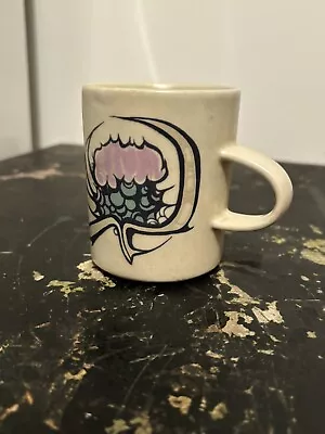 Buy Vintage Aviemore Scotland Pottery - Rare Purple Thistle Mug - Undamaged • 35£