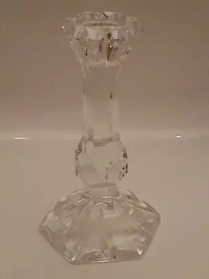 Buy Vintage Lead Crystal Glass Candle Stick Holder (DC1) • 18£