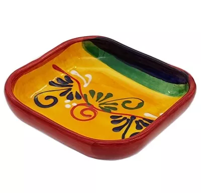 Buy Square Tapas Dish Bowl 12 Cm X12 Cm Traditional Spanish Handmade Ceramic Pottery • 8.99£