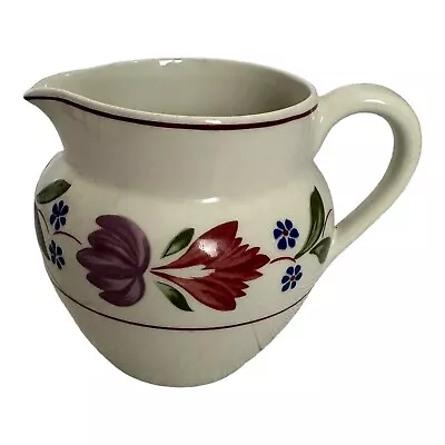 Buy Adams Old Colonial Milk Jug Creamer Ironstone White Floral Pattern • 7.99£