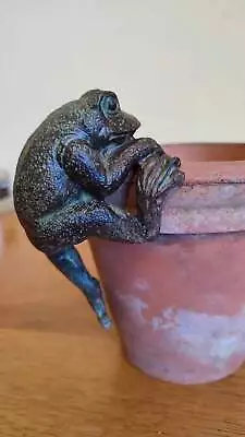 Buy Resin Frog Pot Hanger Charming Climbing Animal For Home Decor • 10.75£