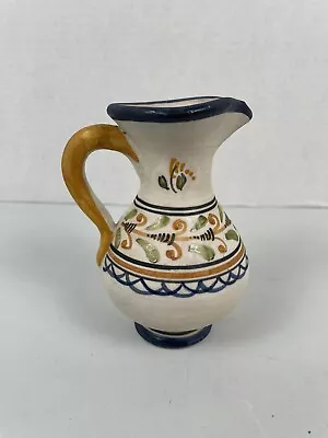 Buy Talavera Pitcher Creamer Handmade Multicolor Mexican Hand Painted Pottery 4.5” • 16.77£