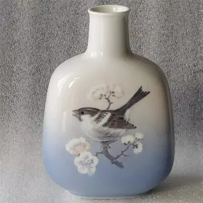 Buy A Royal Copenhagen Pordelain Bird And   Flower Vase  No 4878   14 Cm Tall • 19.98£