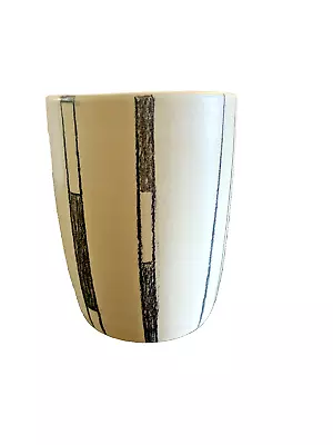 Buy Tumbler Pottery Signed X-something Studio Art 4 1/4 Inch Tall Cup Glass • 26£