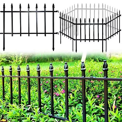 Buy Decorative Garden Fence 57cm Wide X 45cm High 5 Panels, Total Length 2.8m Fence • 29.99£