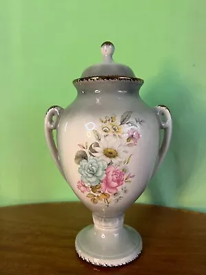 Buy Vintage “rockingham Pottery” Footed Jar  With Lid  Staffordshire Englan • 20£