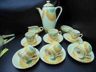 Buy A GRAYS Pottery SUNFLOWER Coffee Set. • 320£