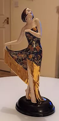 Buy Coalport The Flapper Art Deco Lady Figurine Limited Edition  No. 333/2000 • 199£