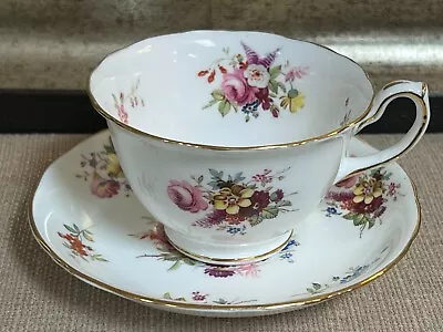 Buy Hammersley & Co. Bone China Floral Pattern Teacup And Saucer • 46.59£