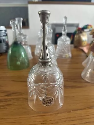 Buy Vintage Royale County Crystal Bell - 24% Lead Crystal • 10£