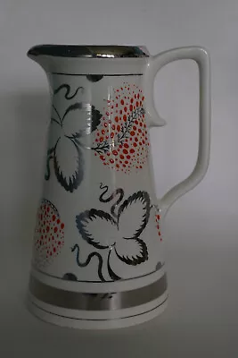 Buy Grays Pottery ART DECO Free Hand-Painted - Tall Flared Jug - Patt. A1575 C.1935 • 39.95£