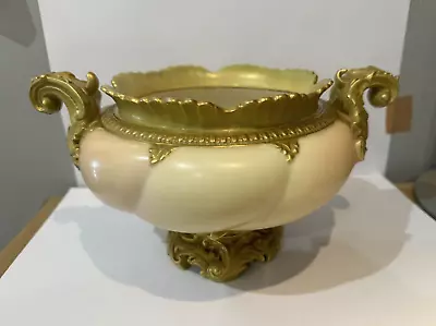 Buy Very Large Victorian Royal Worcester Blush Ivory Jardinier Or Centerpiece • 235£