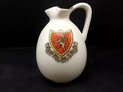 Buy Goss Crested China - SECOND TRIBE OF WALES Crest - Chichester Roman Ewer - Goss. • 5.75£