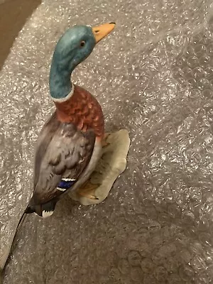 Buy Rare Goebel German Pottery Mallard Duck Figurine Germany 38146 - 13, 1977 • 12£