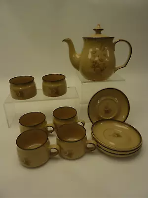 Buy Denby Fine Stoneware Tea Set For Four In  Memories  Pattern • 19.99£