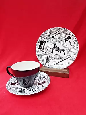 Buy Ridgway HOMEMAKER Trio Set - Cup Saucer & Plate Vintage Retro • 15.99£
