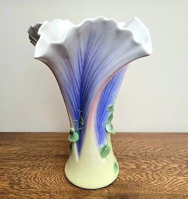 Buy Franz Porcelain Les Jardin Large Vase Morning Glory FZ02342 15  • 320£