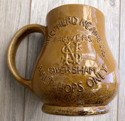 Buy VINTAGE 1940s/50s? SHEPHERD NEAME BREWERS FAVERSHAM, STONEWARE IMPERIAL PINT JUG • 14.99£