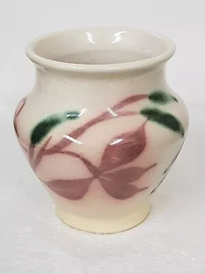 Buy Vintage Frances Osborne Fraddon Studio Pottery Cornwall Stoneware Vase 3.6  • 12.95£