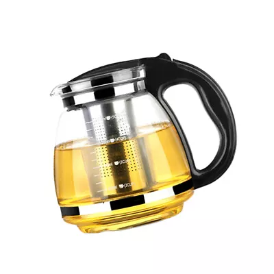 Buy  Teapot Coil Filter Infuser Black Fashionable Stainless Steel Thicken • 11.29£