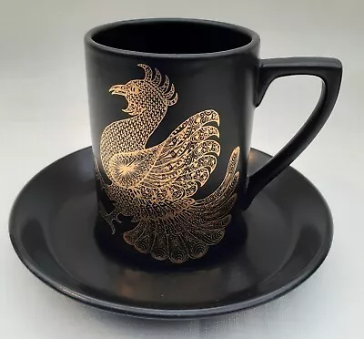 Buy Vintage 1970s Portmeirion Phoenix (John Cuffley) Coffee Tea Cup & Saucer  • 4.49£