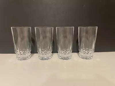 Buy Four (4) Vintage Cristal D'Arques Durand Crystal Highball Glass Tumblers • 23.29£