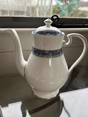 Buy Aynsley Blue Mist Coffee Pot Bone China England • 25£