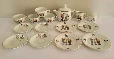 Buy Antique Vintage Miniature Porcelain Doll Child Tea Set Gasoline Alley Germany  • 186.39£