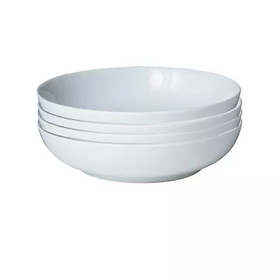 Buy Denby 11048944 White By 4 Piece Pasta Bowl Set • 38.40£