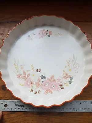 Buy Vintage  1980’s Boots Hedge Rose 10 Inch Flan Dish Oven To Tableware • 12.99£