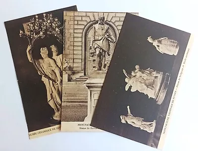Buy Vintage, French Postcard Bundle - Sevres China - 3 Cards • 3.15£