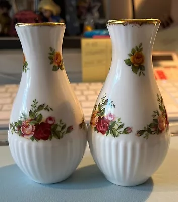 Buy Royal Albert Old Country Roses Bud Vase 1962 • 0.99£