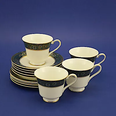 Buy Four Royal Doulton Carlyle H5018 Tea Trios (1972-2001)4 Cups &Plates & 5 Saucers • 19.99£
