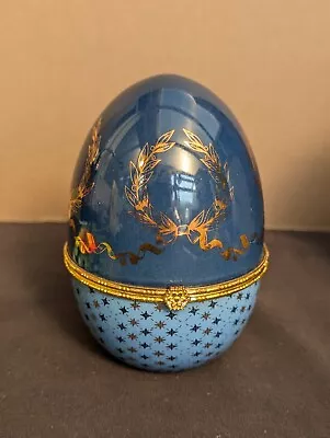 Buy Faberge Egg Style Trinket Pot 5  High • 7£