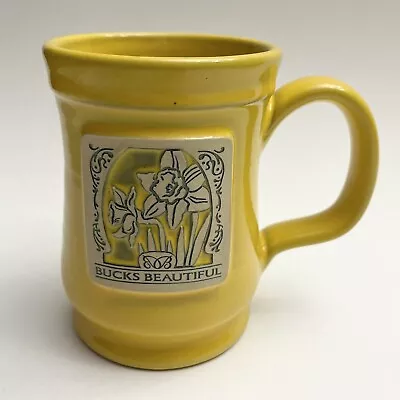 Buy Deneen Pottery Bucks Beautiful Yellow Mug Coffee Cup Bucks County PA Hand Thrown • 13.98£