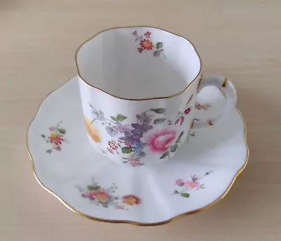 Buy Royal Crown Derby ‘Derby Posies’ Coffee Cup And Saucer - Slight Crack • 5.95£