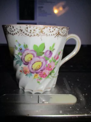 Buy Dresden Coffee Can - Victorian - Hand Painted Swivel Base • 7.99£