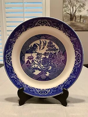 Buy Vintage Round Platter Blue Willow Royal China Willow Ware 12 1/4   • 9.32£