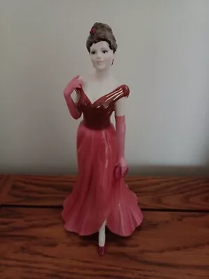 Buy Coalport Figurine 2001 Ladies Of Fashion   Lady In Red   • 18.99£