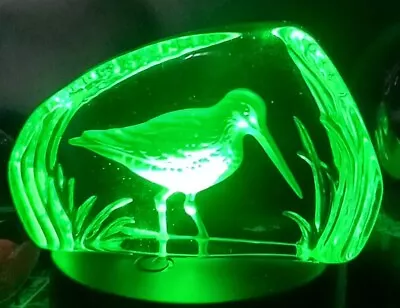 Buy Wedgewood Led Crystal Glass Snipe Paperweight - Vintage Vgc  • 2.20£