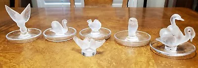 Buy Lalique French Crystal Ring Or Pin Dish Lot • 181.73£