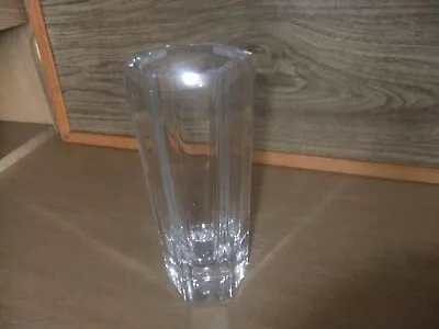 Buy 1960s BENGT EDENFALK Kosta Swedish Crystal Hexaganol Glass Vase  1.8kg 18cm Tall • 5£