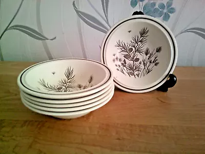 Buy GRINDLEY -  PINEWOOD  - Cereal Bowls - Set Of 6 - Vintage - Dia 15cm • 14.95£