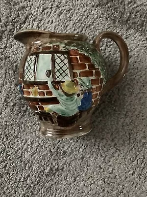 Buy Vintage Radford Hand Painted Pottery Majolica Creamer Jug • 15£