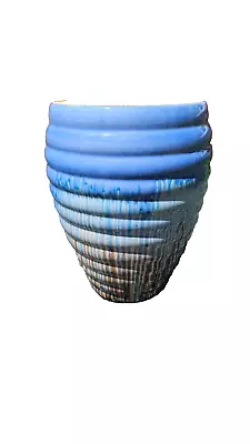 Buy Shelley Art Deco Large Harmony Drip Ware Ribbed Vase • 220£