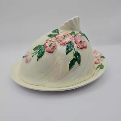 Buy Vintage Maling Lustre Ware Butter / Cheese Dish Cherry Blossom  • 19.99£