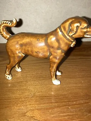 Buy Chinese Brown Porcelain Dog Figure,Chinese Dog Ornament • 14.50£